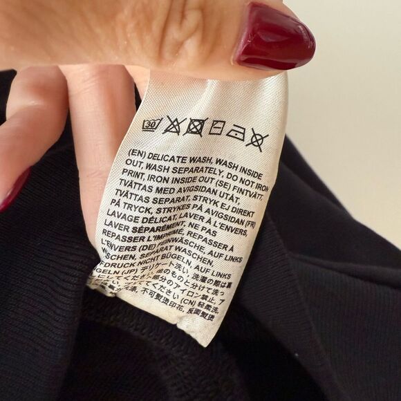 ACNE STUDIOS Sweatshirt Ice Cube Cherry Flame Size M Rare From Diner Collection - Picture 8 of 11